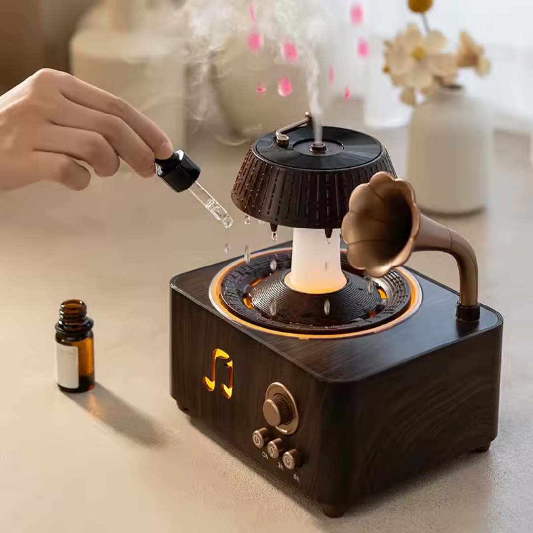 Humidificador de Vinilo Retro